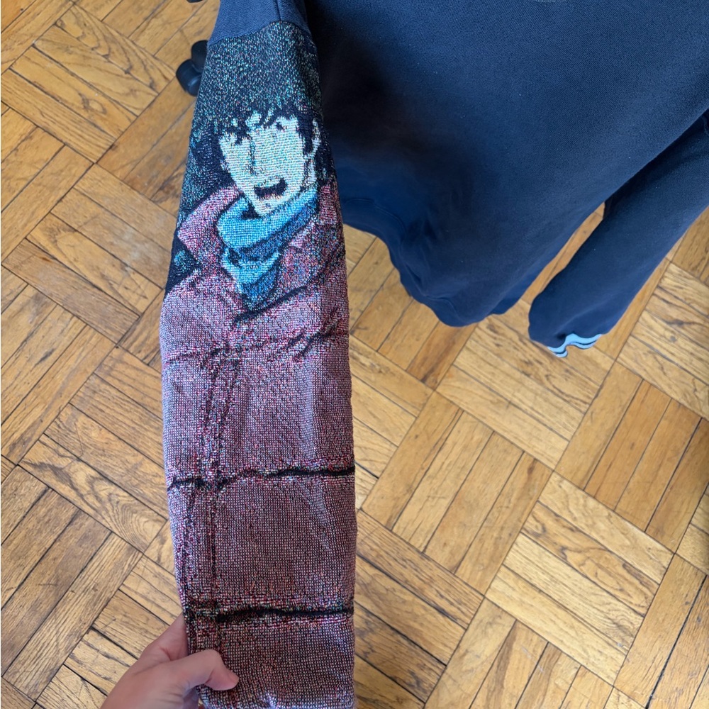 Anime Graphic Sleeve Sweatshirt